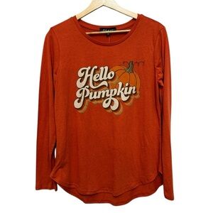 State of Mind Rust 'Hello Pumpkin' Long Sleeve Top